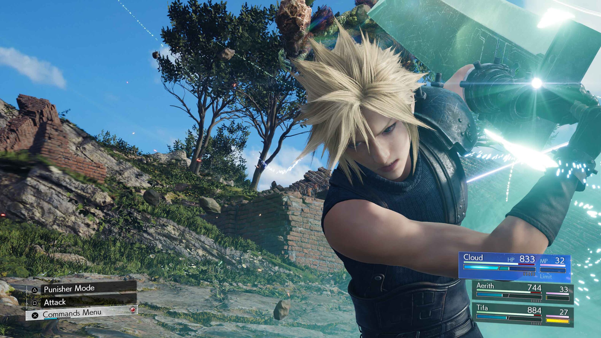 Final Fantasy VII Rebirth Cloud combat header