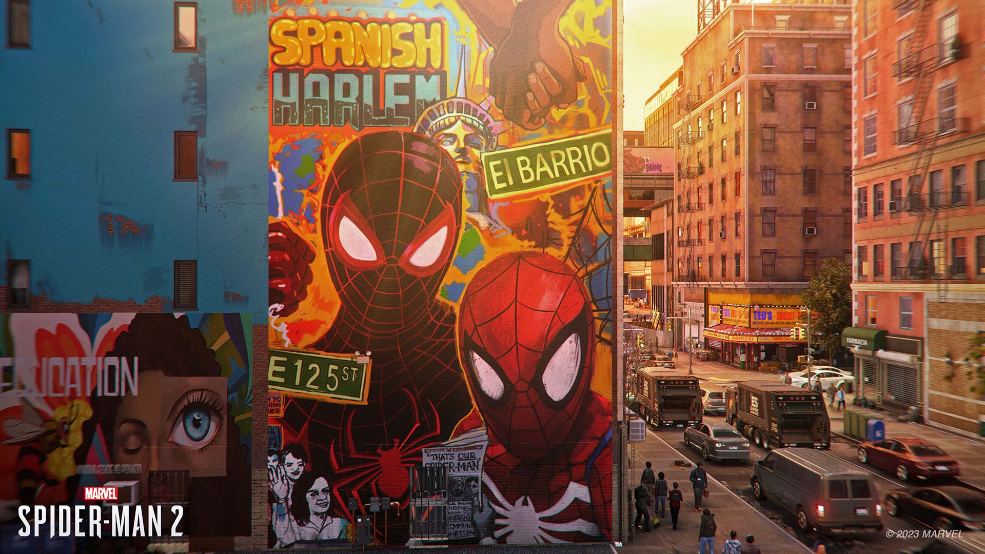 Marvel's Spider-Man 2 Harlem art
