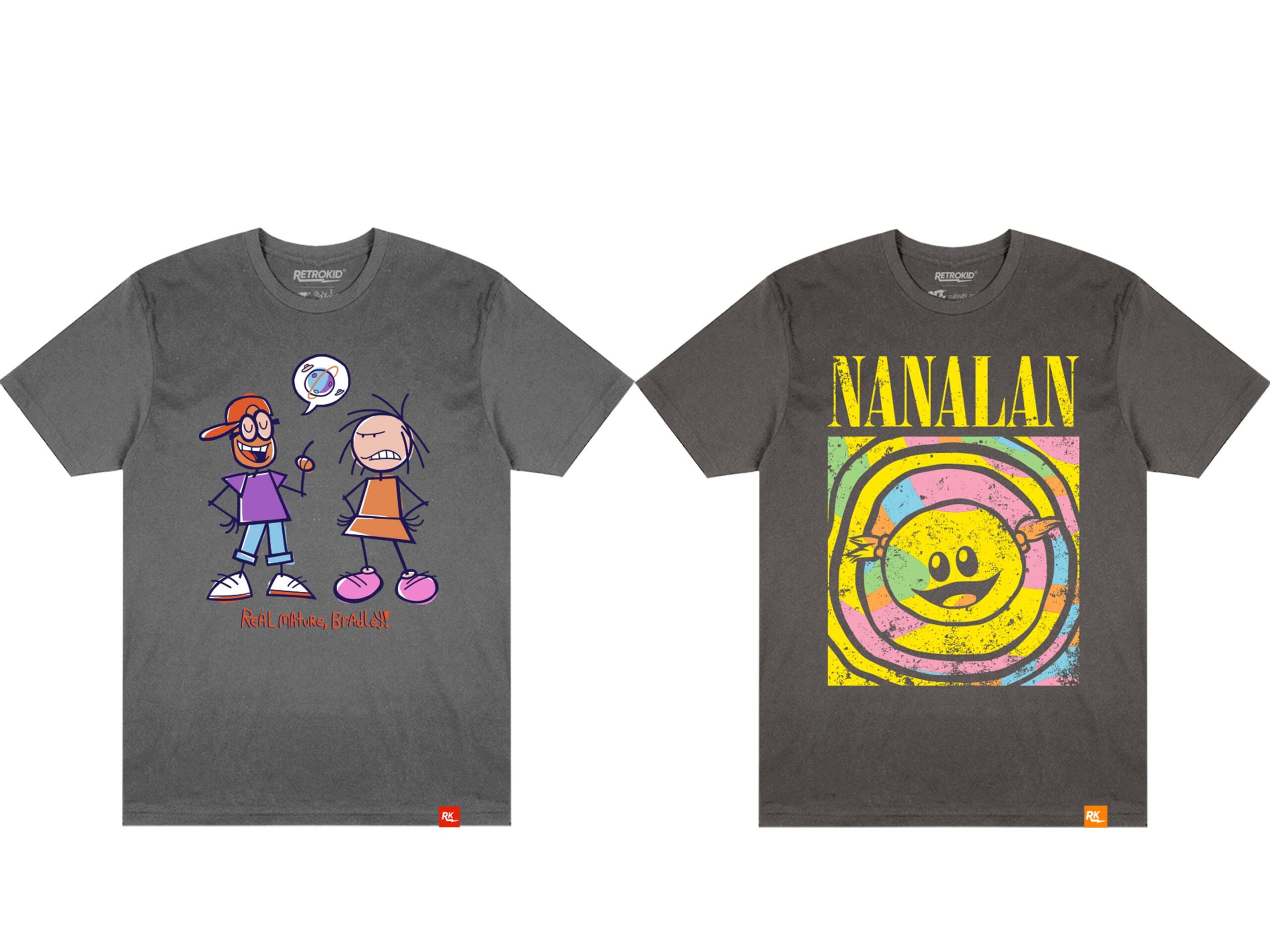 Camisetas Stick'Around e Nanalan