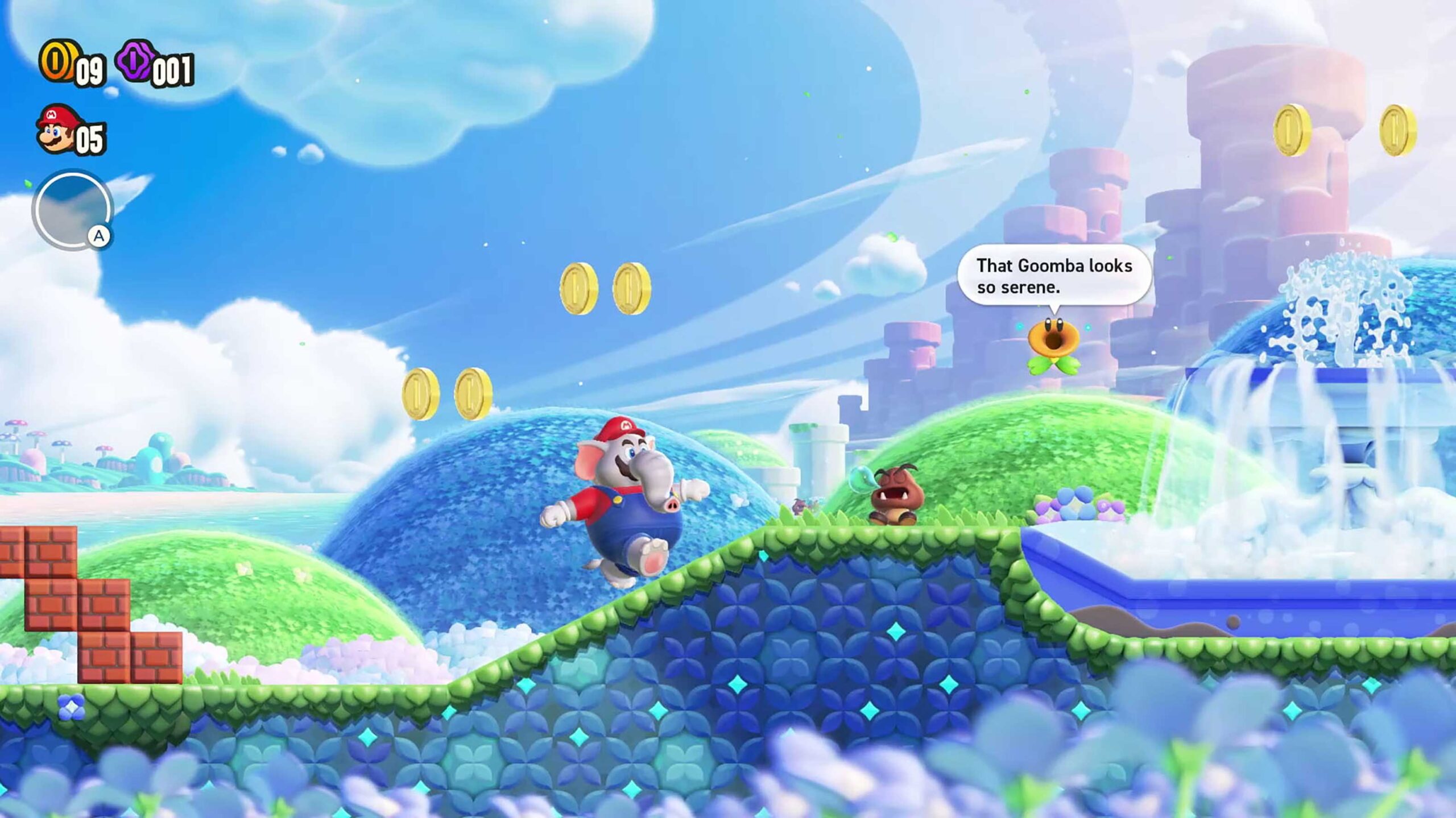 Super Mario Bros. Wonder talking flower