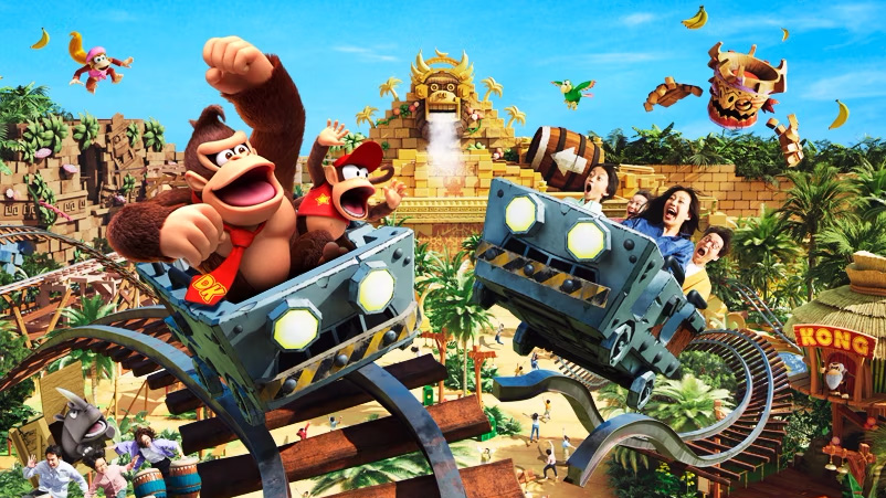 Donkey Kong Country Super Nintendo World ride