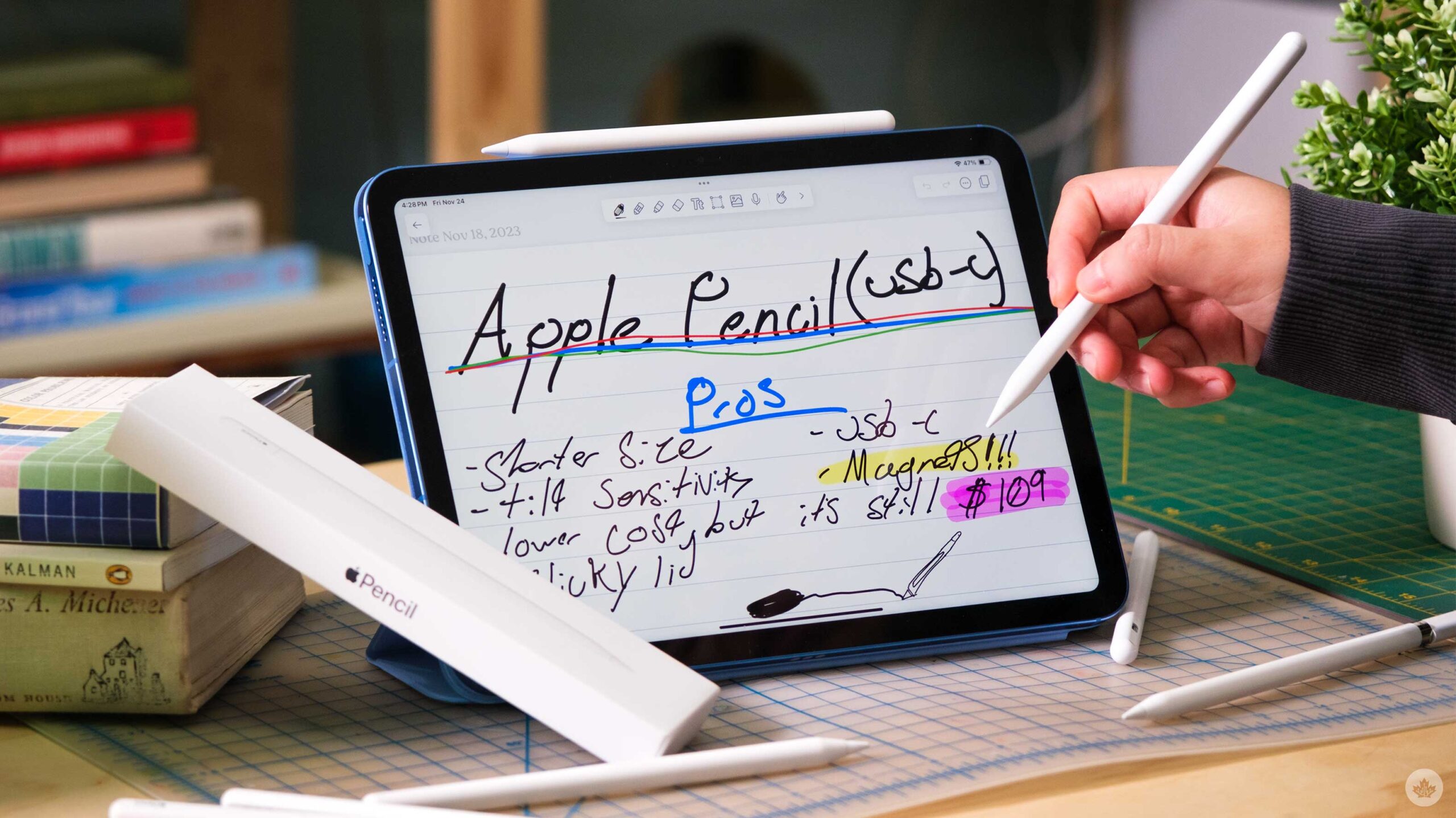 The USB-C Apple Pencil offers a lower price point, but is it low