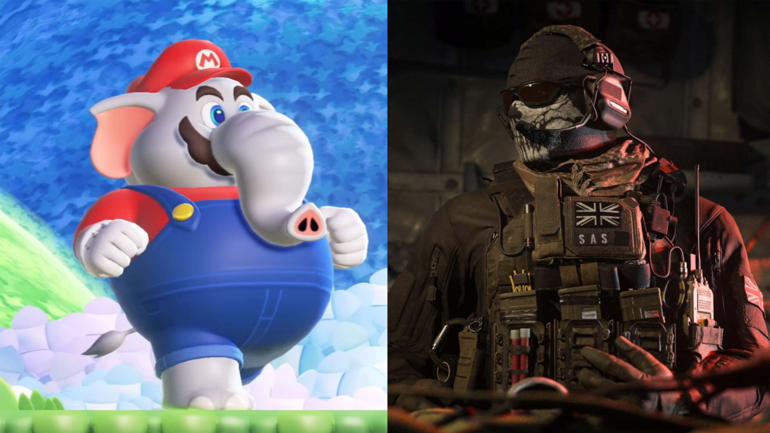 Elephant Mario and Call of Duty's Ghost