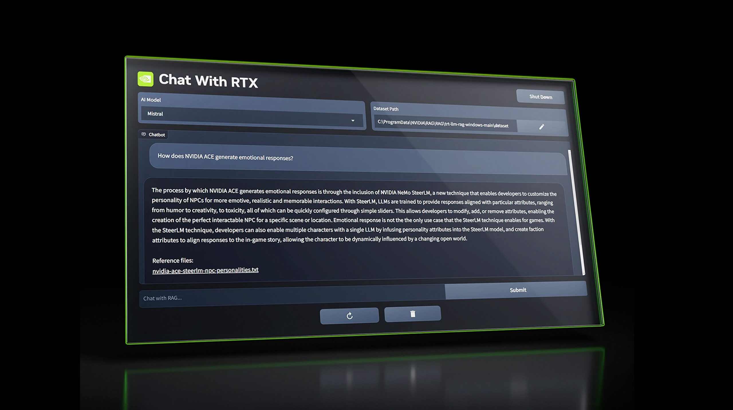 Chat With RTX de Nvidia apporte un chatbot IA local sur votre PC