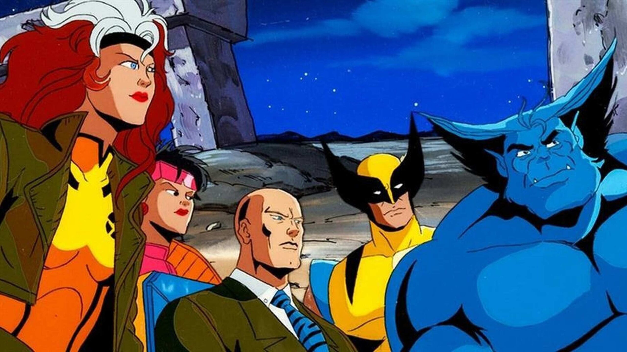 X-Men: The Animated Series Rogue, Jubilee, Xavier, Wolverine and The Beast