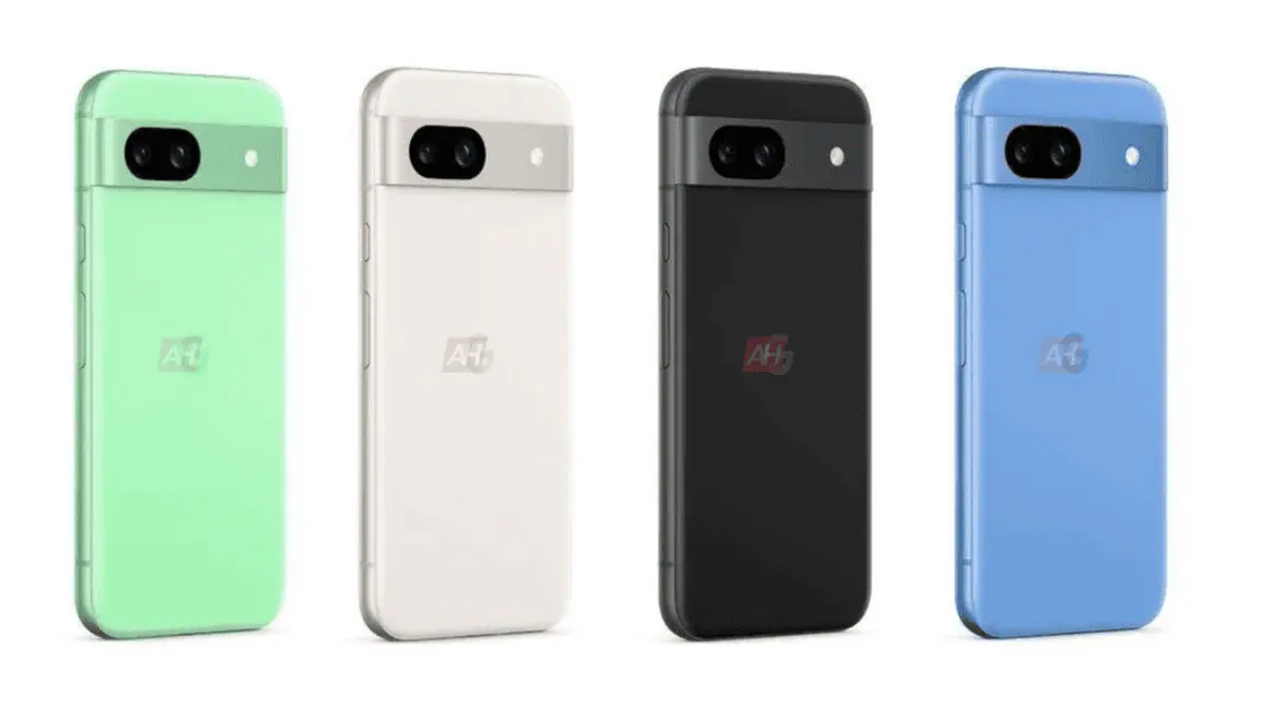 Leak shows off all four colours of the Pixel 8a