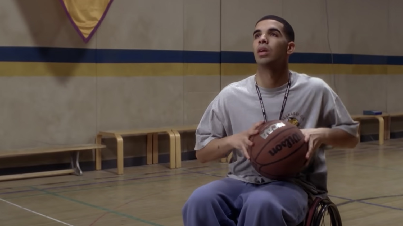 Drake playing basketball Degrassi